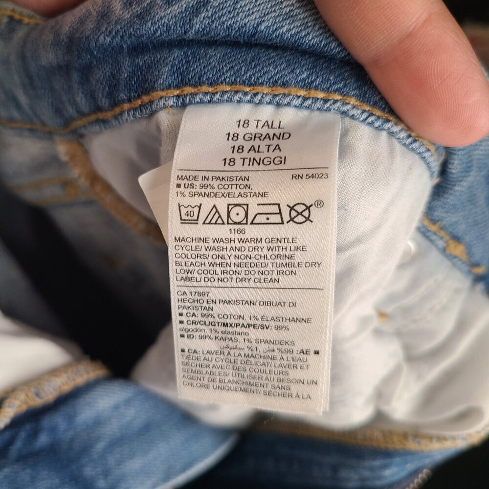 Women's‎ Old Navy High Rise O.G. Straight Secret Smooth Pockets Jeans Size 18 - Picture 7 of 8